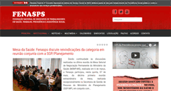 Desktop Screenshot of fenasps.org.br