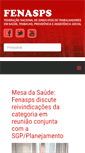 Mobile Screenshot of fenasps.org.br